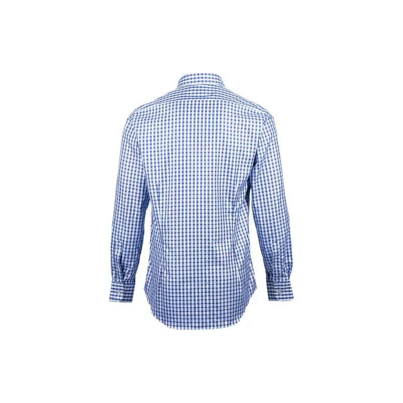 Paul & Shark Yachting Shirt Men's Blue Plaid-1