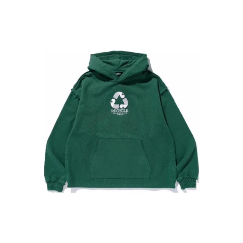 XLARGE Blu Boy Collaboration Sweatshirts Unisex Green-1