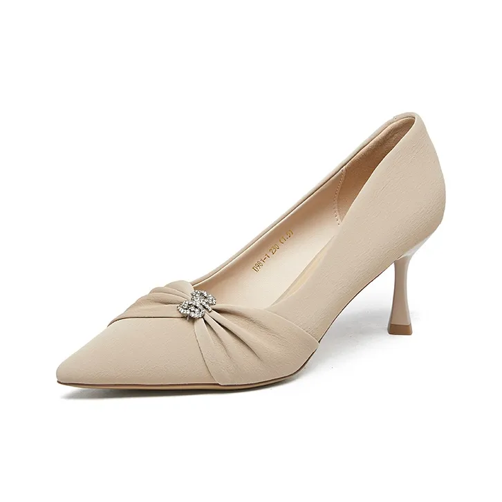 FESOUNE Slim Heel High Heels Women's-3