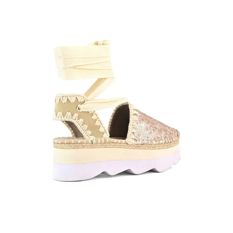 MOU Espa Casual Single Shoes 5.5cm Women's Yellow-3