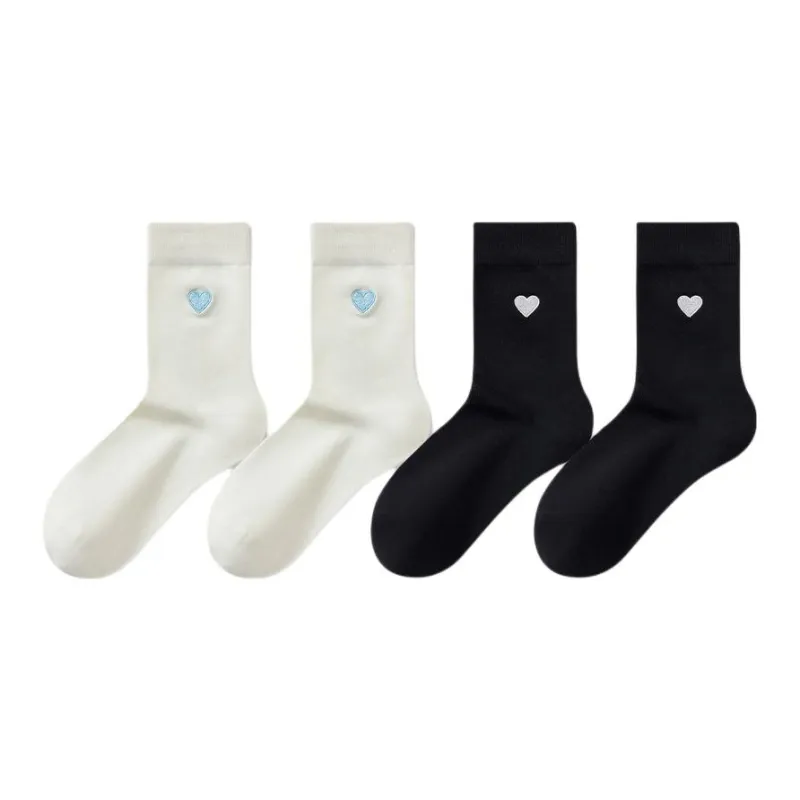 Temooues Mid Calf Socks Women's Combo Set-16