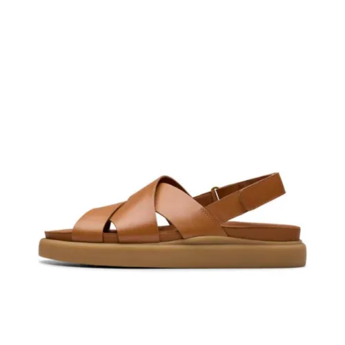 Clarks Aristra Collection Roman Sandals 3cm Women's Brown