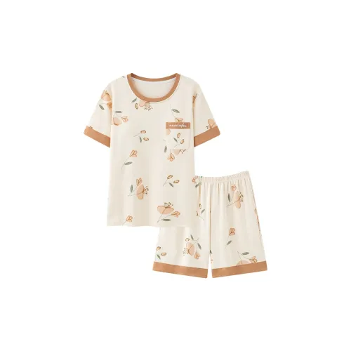 MADALLO Pajama Set Women's Apricot