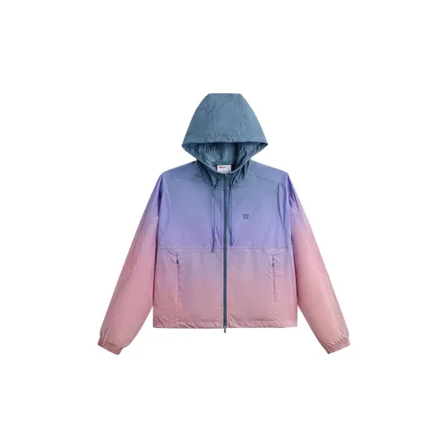 Wilson 25 Spring CLUB SPORTS Jackets Coats Women's Gradient