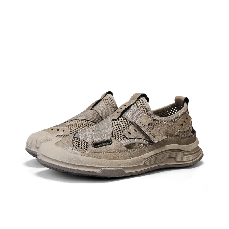 KANGLONG Slip Resistant, Abrasion Resistant, Breathable, Lightweight Low Top Casual Shoes Men's-5