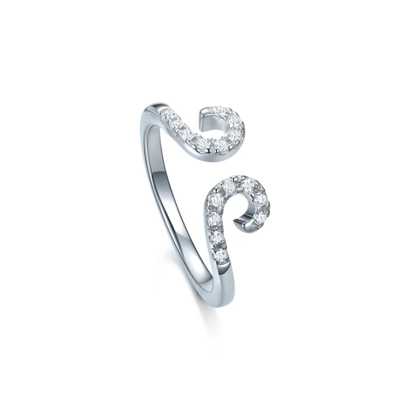 CENTURY&KINDLE S925 Silver Rings Unisex-8