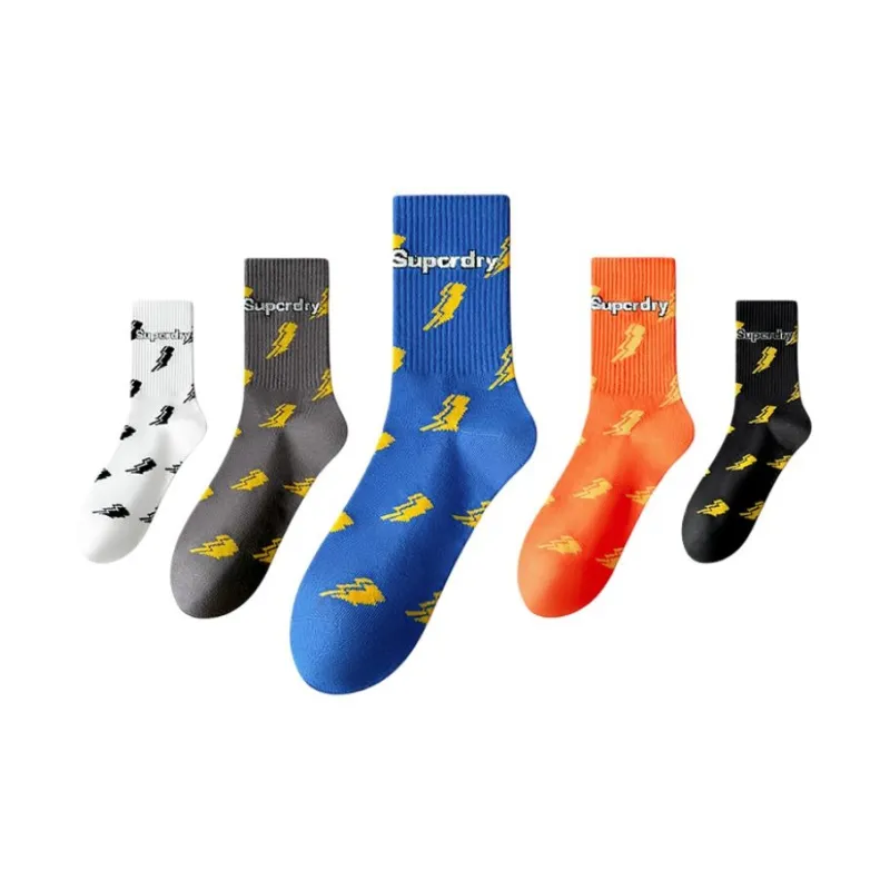 Cotton Gene Mid Calf Socks Men's 4 Pack-12