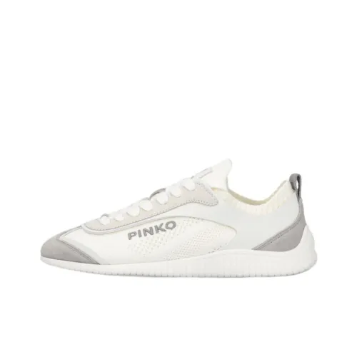 PINKO Logo Embroidered Lace Up Sneakers Women's