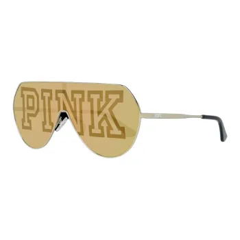 Victoria's Secret Irregular Shape Sunglasses Unisex Silver