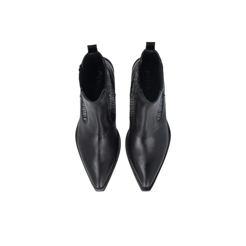 PINKO Ankle-Length Chelsea Boots 5cm Women's Black-6