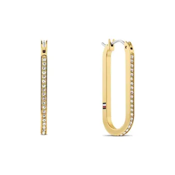 Tommy Hilfiger Stainless Steel Earrings Unisex Gold