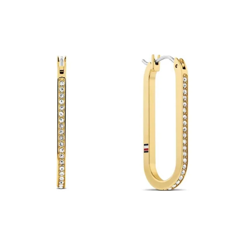 Tommy Hilfiger Stainless Steel Earrings Unisex Gold-0