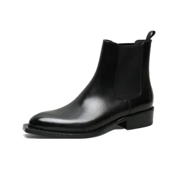 SAINTNJORD Short Chelsea Boots Men's Black