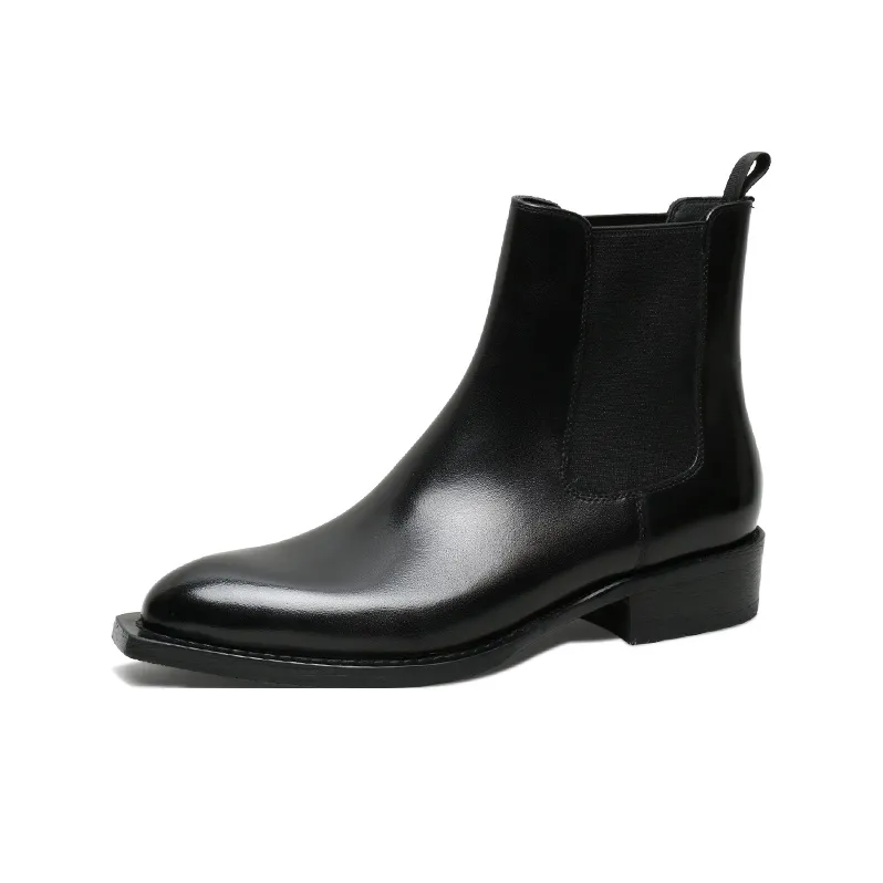 SAINTNJORD Short Chelsea Boots Men's Black-0