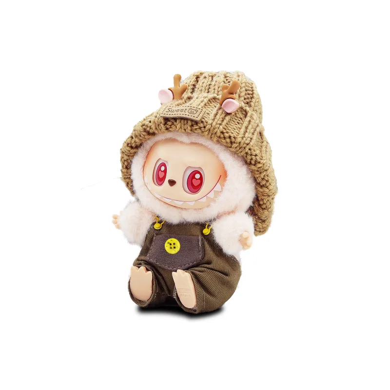 [Modified Doll] POP MART Labubu THE MONSTERS Sitting Party Collection Shy Confirmed, HaruHaru, Cute Hang Tag Box 15cm-1