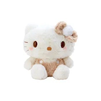 Sanrio Hello Kitty White Brown Shades S Size Dolls Plush Doll Size S Height