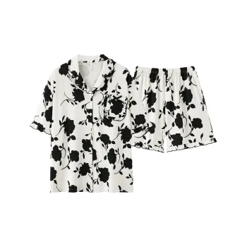 XIAFENYAN Pajama Set Women's Apricot
