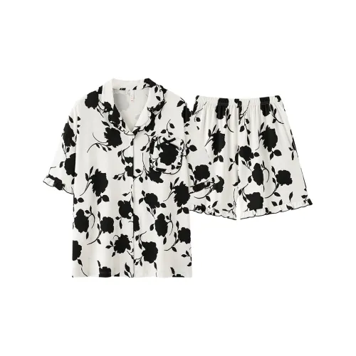 XIAFENYAN Pajama Set Women's Apricot