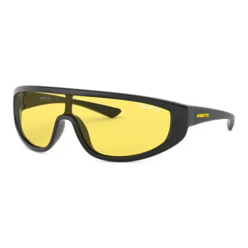 Arnette Plastic Irregular Shape Sunglasses Men's Black
