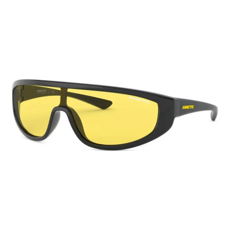Arnette Plastic Irregular Shape Sunglasses Men's Black-0