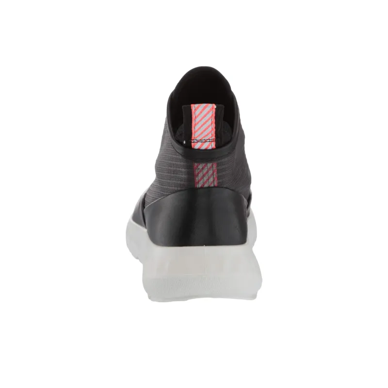 Ecco St.1 Lite Mid-Top Casual Shoes Women's Black-5