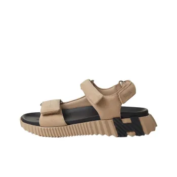 HERMES Junior One Strap Sandals Women's Beige