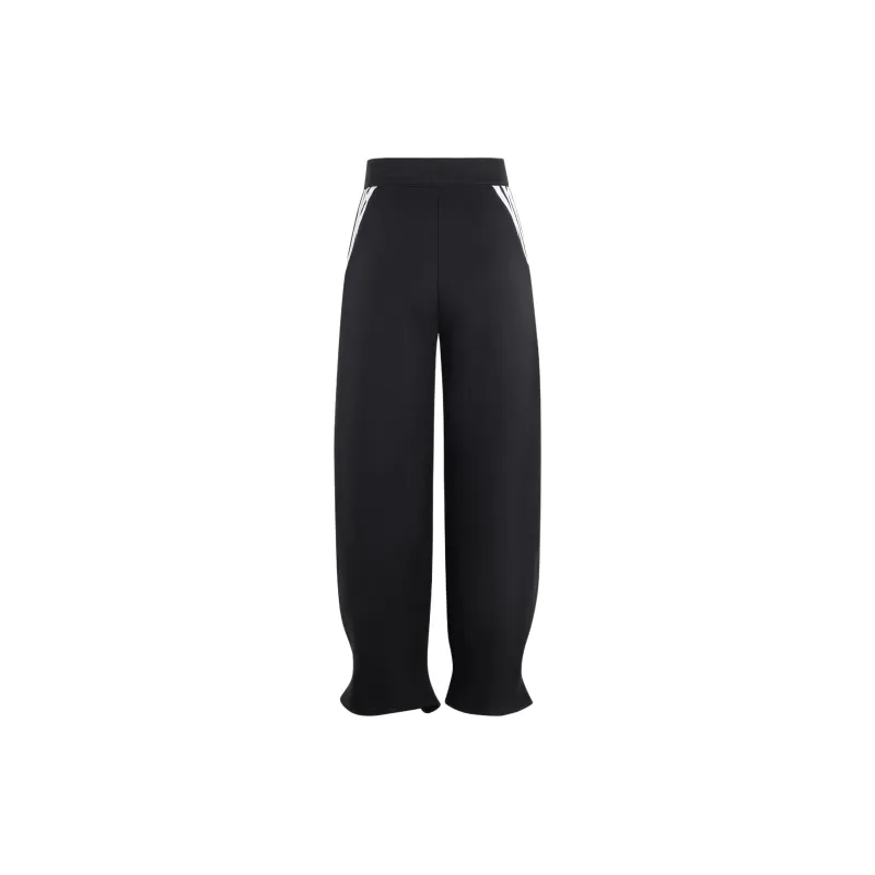 Adidas Knitted Sports Pants Women's Black-1