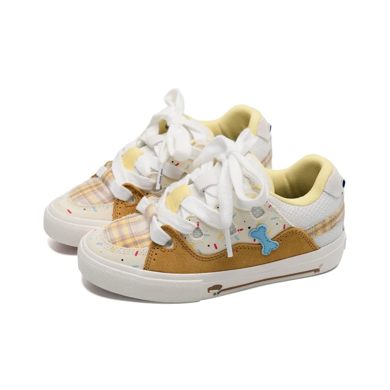ABCIO Skateboard Shoes Unisex Low Top Leopard Print Blue-7