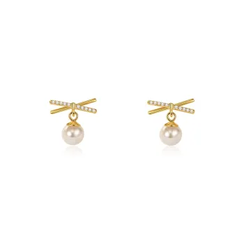 BHI Alloy Stud Earrings Women's