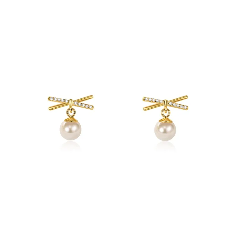 BHI Alloy Stud Earrings Women's-0