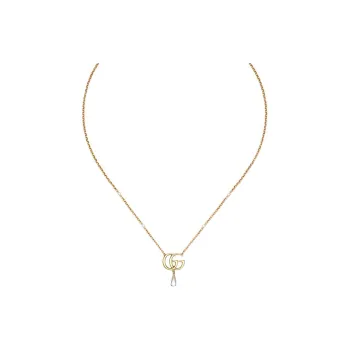 GUCCI Metal Necklaces Women's Gold