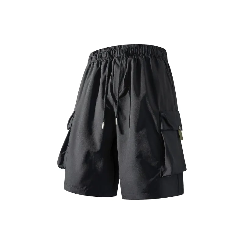 Genderless Trendy Brand 'Casual And Cool' Five Button Cargo Shorts Unisex-12