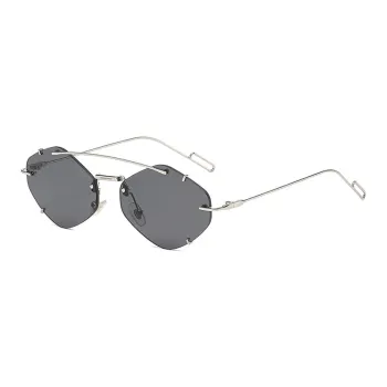 NOME Metal Plastic Irregular Shape Sunglasses Unisex