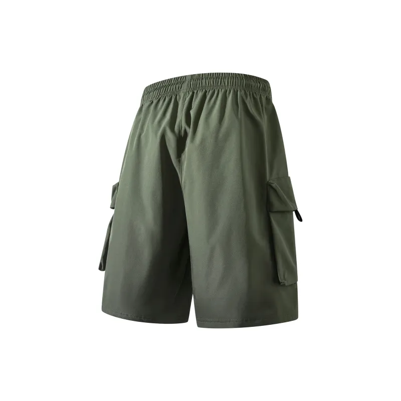 Genderless Trendy Brand 'Casual And Cool' Five Button Cargo Shorts Unisex-26