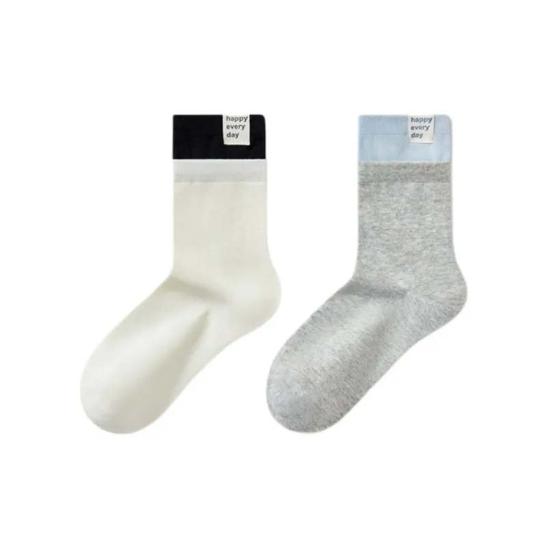 Temooues Mid Calf Socks Women's Combo Set-8