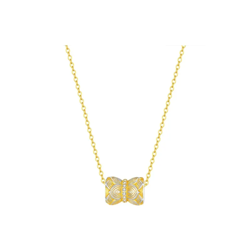 Heart Grass 999 Fine Silver Necklaces Women's-0