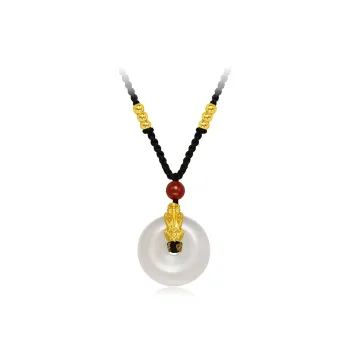AGOVSKI Agate Jade Necklaces Unisex