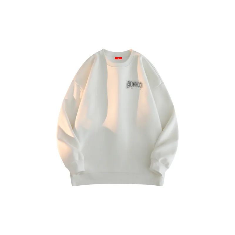 MIIOW Trend Party Series Sweatshirt Unisex Light Heather Gray-8