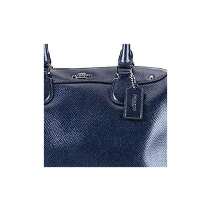 COACH Bennett Genuine Leather Portable One Shoulder Crossbody Bag Medium Size Women's Pearlescent Blue-3