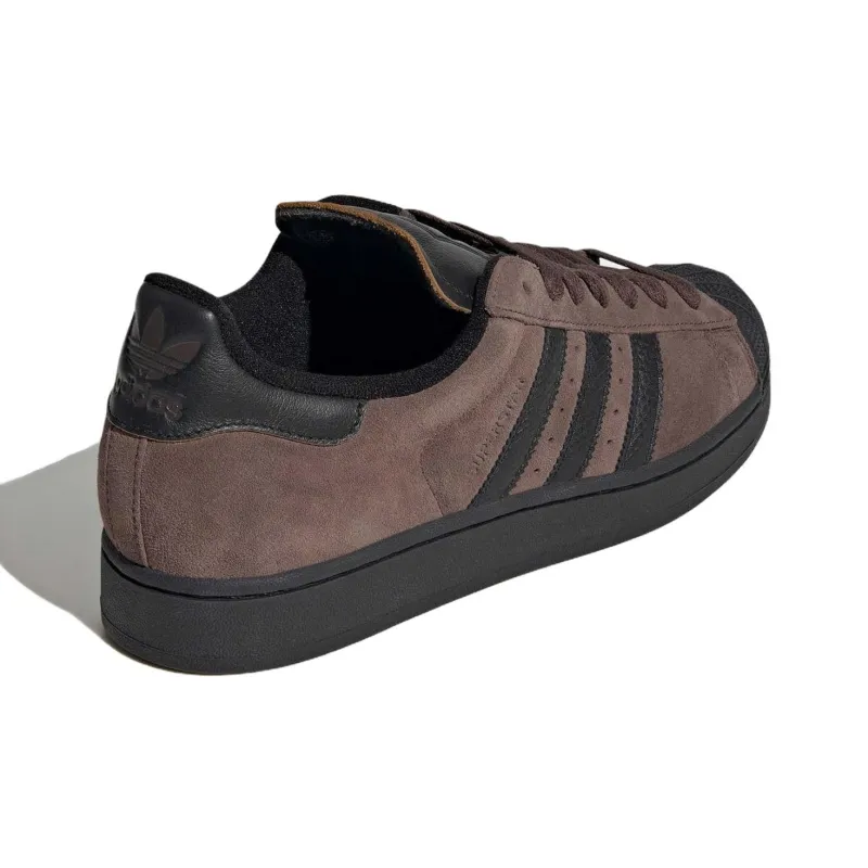 Adidas Originals SUPERSTAR Anti Slip Wear Resistant Low Top Skateboard Shoes Unisex Brown-3