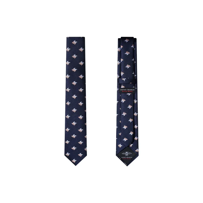 GIEVES CHARLES Mulberry Silk Ties Men's-3