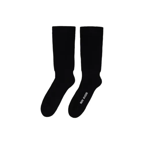 RICK OWENS/RO Mid-Calf Socks Men's 1 Pack Black