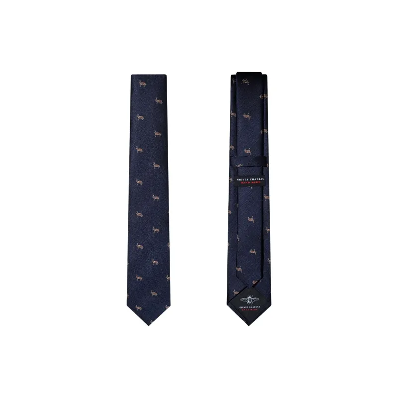 GIEVES CHARLES Mulberry Silk Ties Men's-3