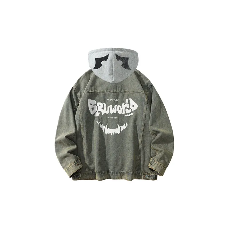 BRUMAIRE Denim Jacket Unisex Dark Gray-4