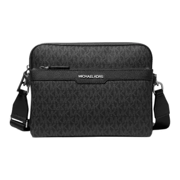 MICHAEL KORS COOPER Artificial Leather Shoulder Bag, Crossbody Bag Men's Black