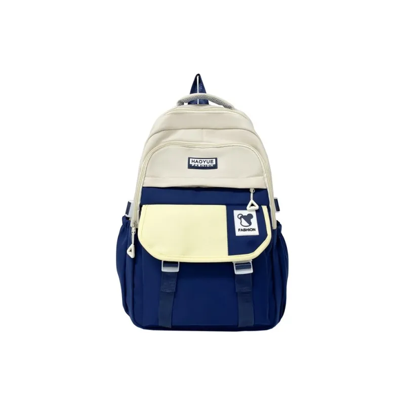 Alcohol Dragon Nylon Fabric Backpack Unisex Multicolor-6