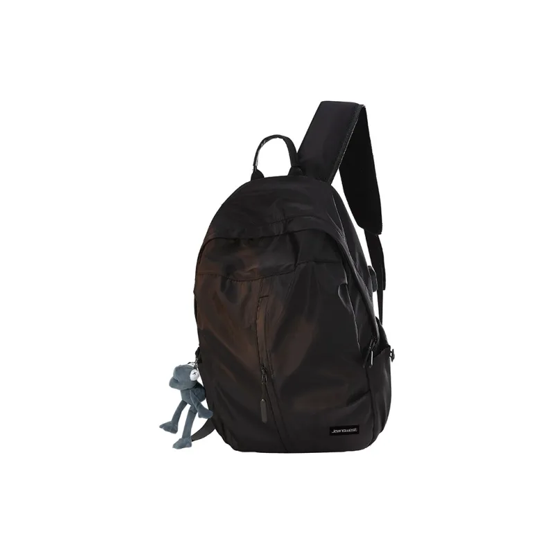 JEANSWEST Oxford Backpack Unisex Black/Gray-4