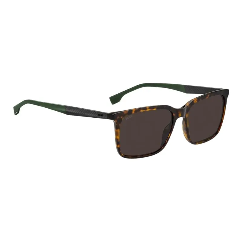 HUGO BOSS Square Sunglasses Men's Tortoiseshell-2