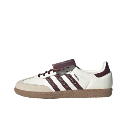 Adidas Originals Samba LT Anti Slip Wear Resistant Low Top Skateboard Shoes Unisex White