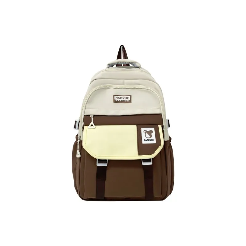 Alcohol Dragon Nylon Fabric Backpack Unisex Multicolor-0